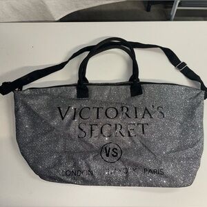 Victoria’s Secret large glitter duffle bag